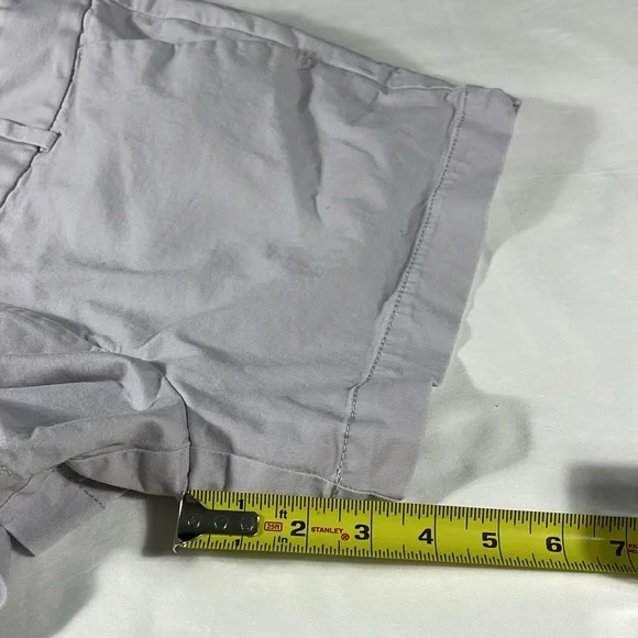 LOFT womens grey The Riveria Short flat front 3.5" inseam shorts - size 8 - Picture 9 of 10